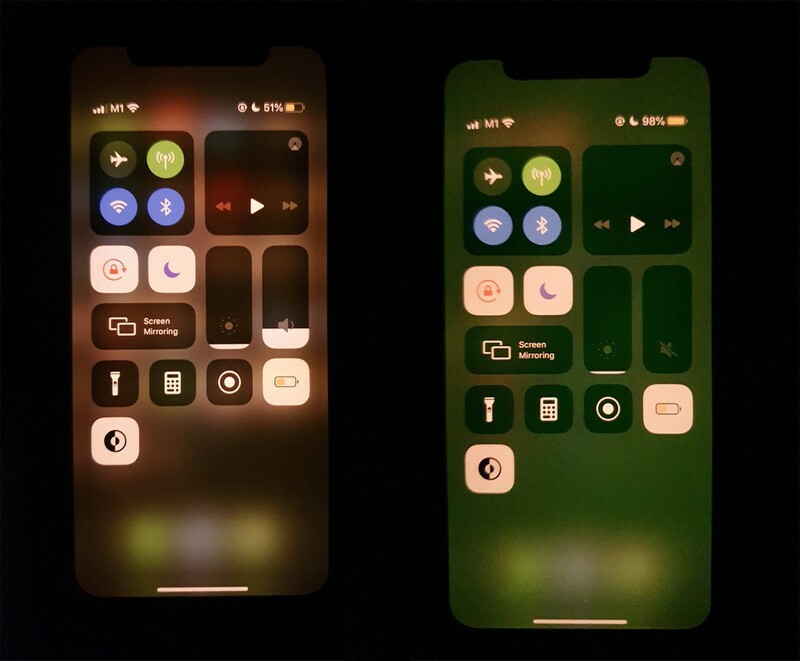 màn hình iPhone bị xanh lá cây