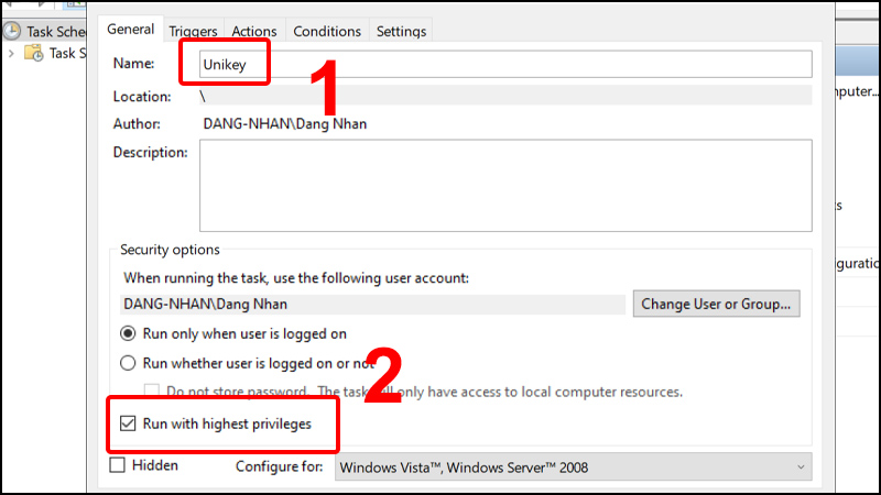 Unikey không khởi động cùng Windows 10